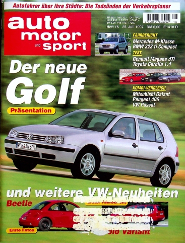 Deckblatt Auto Motor und Sport (16/1997)